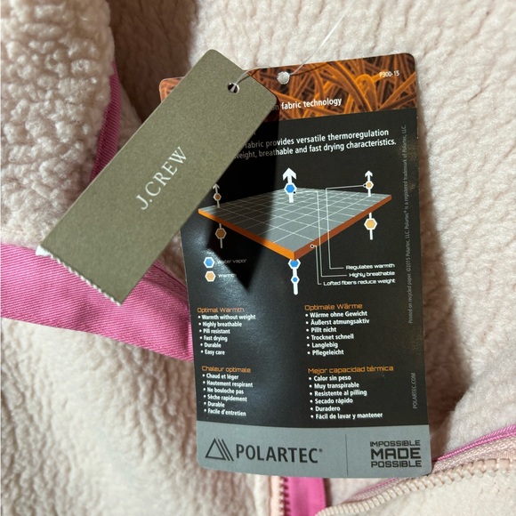 🔥NWT J Crew Polartec Fleece Jacket - Picture 7 of 9
